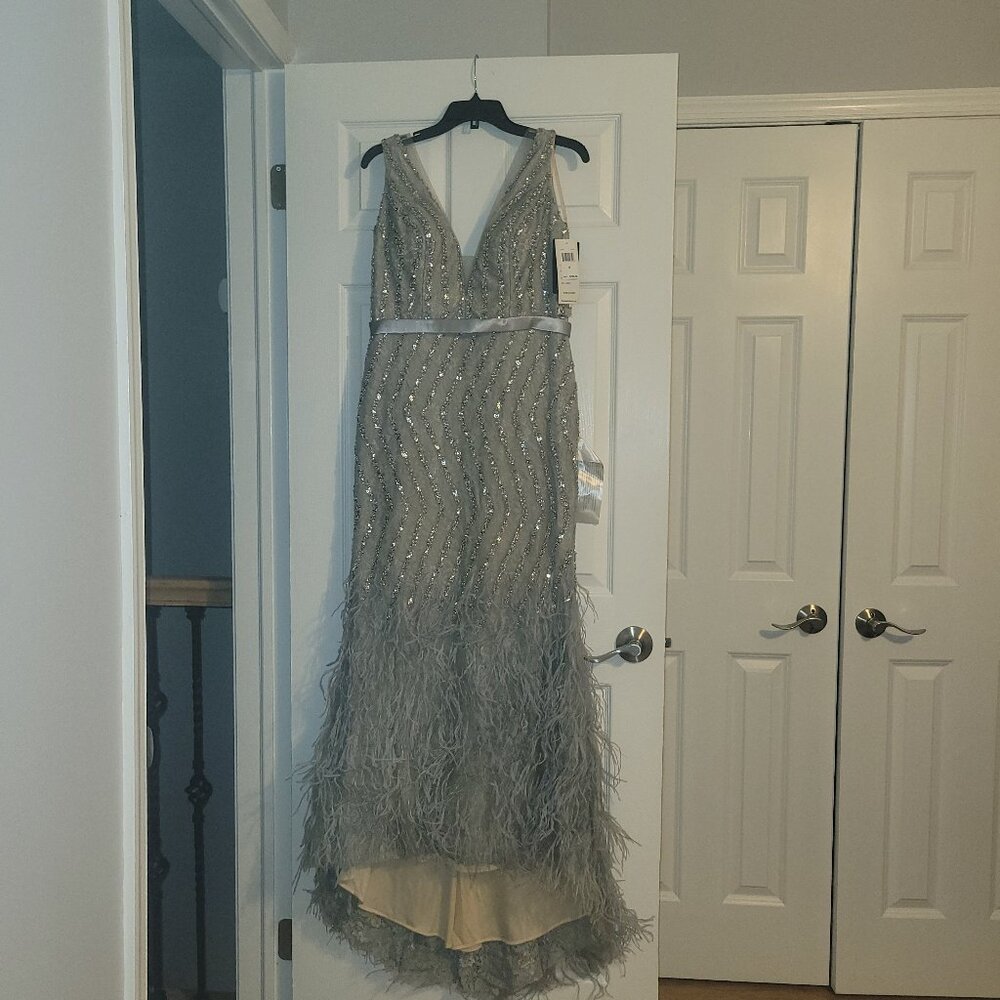 Silver Grey Size 12 Gown